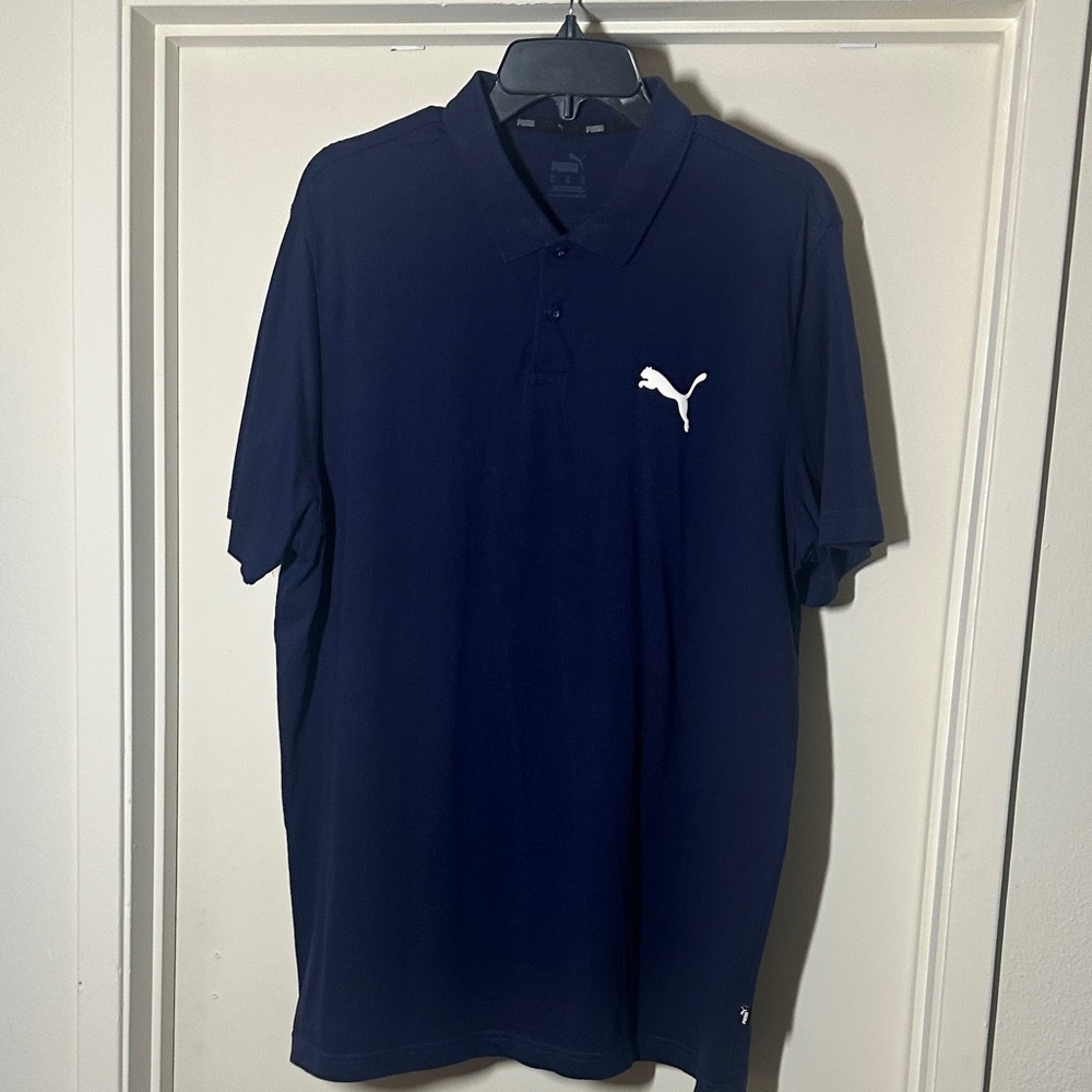 Puma Men's Dark Blue Polo Shirt